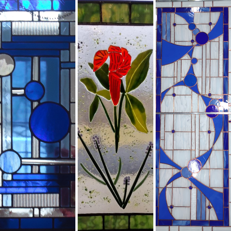4-sq. ft. Custom-Designed Stained Glass